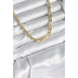 Pirinç Gold Renk 60 cm Zincir Kadın Kolye TJ-BKO10600
