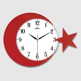 Ay Yildiz Duvar Saati 134-1