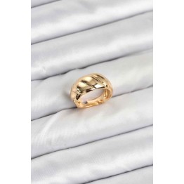 Gold Renk Bombeli Sarmal Yüzük TJ-BYK3908