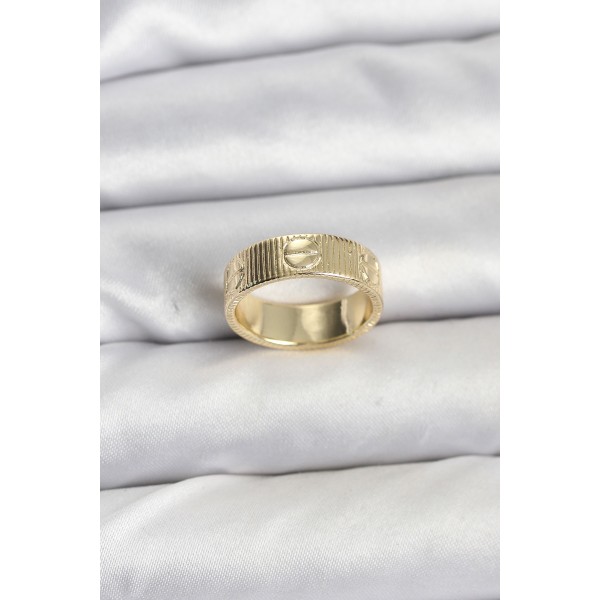 Gold Renk Model Kadın Yüzük TJ-BYK3910