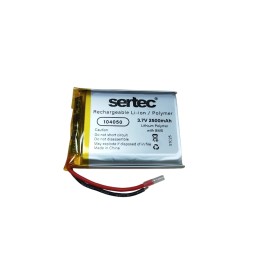 104050 3.7V 2500mAh Li-Polymer Pil (Devreli/1.5A)