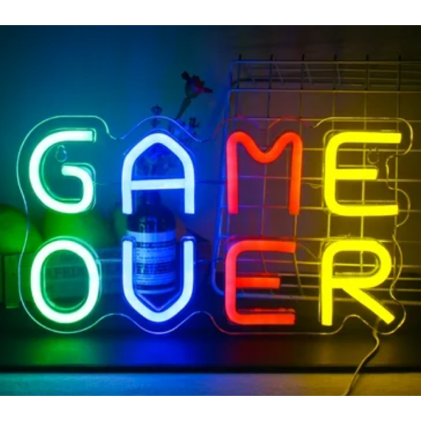 Game Over Yazılı Neon Led MZ-N3
