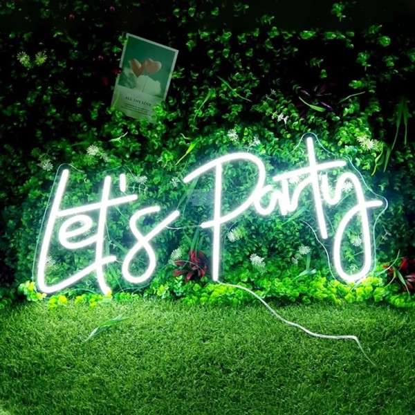 Let'S Party Yazılı Neon Led
