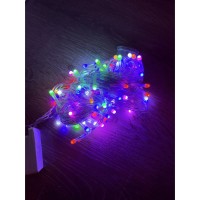 10 M 100 Led Damla Uçlu RGB Işık Şeffaf Kablo MZ-17-10
