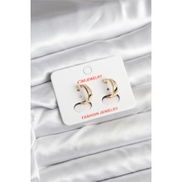 14K Gold Renk Kaplama CM Kadın Küpe TJ-BKP11401