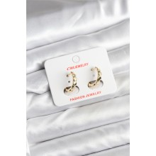 14K Gold Renk Kaplama CM Kadın Küpe TJ-BKP11404