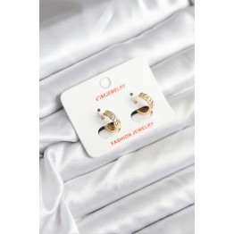14K Gold Renk Kaplama CM Kadın Küpe TJ-BKP11407