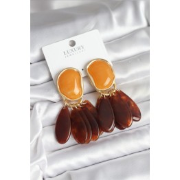 Pirinç Gold Renk Vintage Model Kadın Küpe TJ-BKP11431