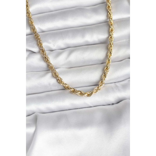 14K Gold Renk Kaplama Burgu Model CM Kadın Kolye TJ-BKO10729
