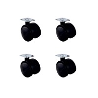 Küçük Plastik Tablalı Teker - 40 MM HKS101 - 4 Adet