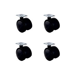Küçük Plastik Tablalı Teker - 40 MM HKS101 - 4 Adet