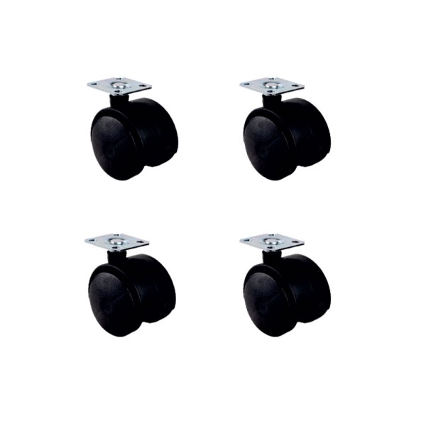 Küçük Plastik Tablalı Teker - 40 MM HKS101 - 4 Adet