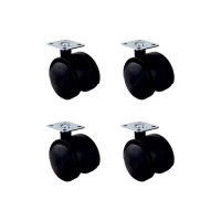 Büyük Plastik Tablalı Teker - 50MM HKS126 - 4 Adet