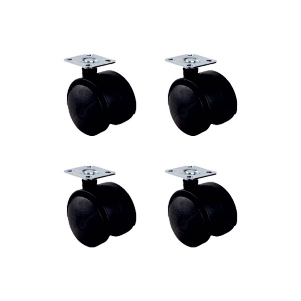 Büyük Plastik Tablalı Teker - 50MM HKS126 - 4 Adet