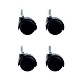 Büyük Plastik Vidalı Teker - 50MM HKS127 - 4 Adet
