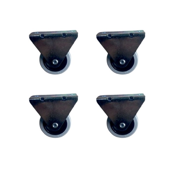 Furç Sabit Teker - 20x50 - Gri HKS180 - 4 Adet