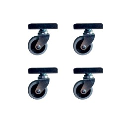 Furç Uzun-Sunta Bilyalı Teker - 20x50 - Gri - 18MM HKS184 - 4 Adet
