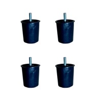Baza Plastik Ayak - 58MM - Siyah M.8 HKS276 - 4 Adet
