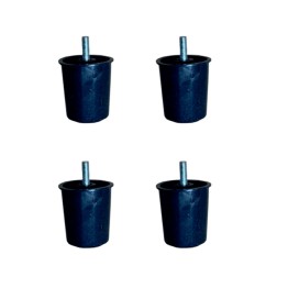 Baza Plastik Ayak - 58MM - Siyah M.8 HKS276 - 4 Adet