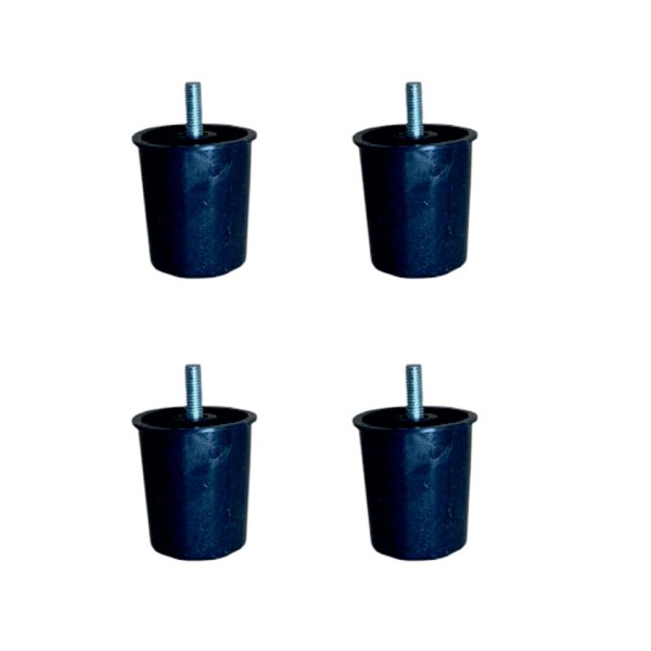 Baza Plastik Ayak - 58MM - Siyah M.3/8 HKS277 - 4 Adet