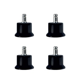 Bekleme Ayak Geçmeli Pimli - 50MM - Siyah 11MM HKS282 - 4 Adet