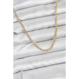 CM Gold Renk Pirinç Halkalı Model Kadın Kolye TJ-BKO10914