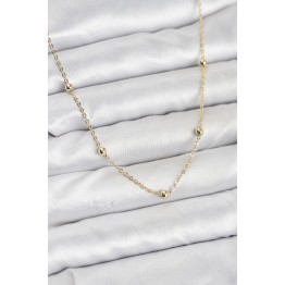 CM Gold Renk Top Zincirli Kadın Kolye TJ-BKO10915