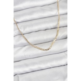 CM 14K Gold Renk Pirinç Zincir Model Kadın Kolye TJ-BKO10917