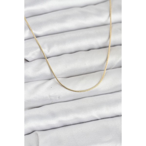 CM 14K Gold Renk Yılan Zincir Model Kadın Kolye TJ-BKO10922