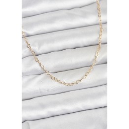 CM 14K Gold Renk Kalp Zincirli Kadın Kolye TJ-BKO10924