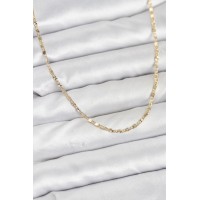 CM 14K Gold Renk İnce Zincirli Kadın Kolye TJ-BKO10926