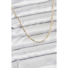 CM 14K Gold Renk Pirinç Model 60 cm Kadın Kolye TJ-BKO10927
