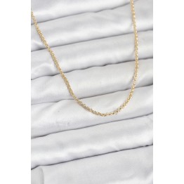 CM 14K Gold Renk Halka Model 60 cm Kadın Kolye TJ-BKO10930