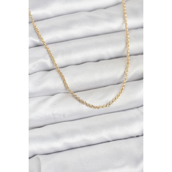 CM 14K Gold Renk Halka Model 60 cm Kadın Kolye TJ-BKO10930