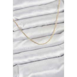 CM 14K Gold Renk Burgu Model 60 cm Kadın Kolye TJ-BKO10932
