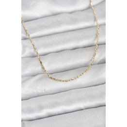 CM 14K Gold Renk Zincirli 60 cm Kadın Kolye TJ-BKO10938