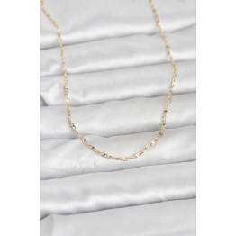 CM 14K Gold Renk Gemici Zincir Model 60 cm Kadın Kolye TJ-BKO10947