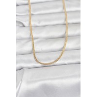 CM 14K Gold Renk Dolgun Zincir Model 60 cm Kadın Kolye TJ-BKO10954