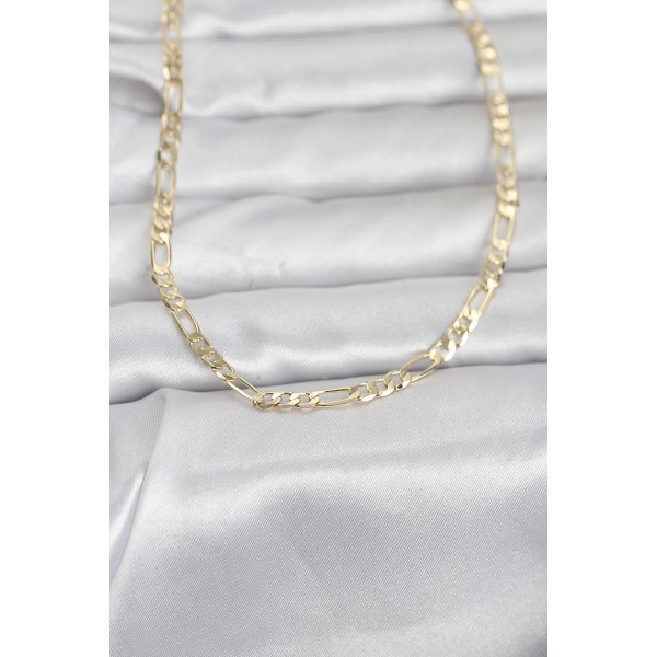 CM 14K Gold Renk Kuşgözü Zincir Model 60 cm Kadın Kolye TJ-BKO10962