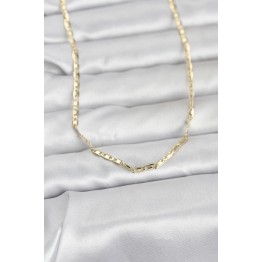 CM 14K Gold Renk Gemici Zincir Model 60 cm Kadın Kolye TJ-BKO10968