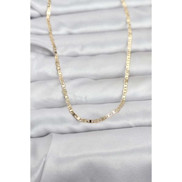 CM 14K Gold Renk Zincir Model 60 cm Kadın Kolye TJ-BKO10970