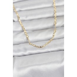 CM 14K Gold Renk Zincirli Model 60 cm Kadın Kolye TJ-BKO10976