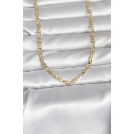 CM 14K Gold Renk Kesim Zincirli Model 60 cm Kadın Kolye TJ-BKO10981