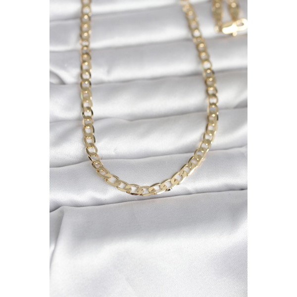 CM 14K Gold Renk Kalın Zincir Model 60 cm Kadın Kolye TJ-BKO10991