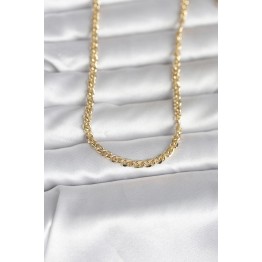 CM 14K Gold Renk Zincir Model 60 cm Kadın Kolye TJ-BKO10993