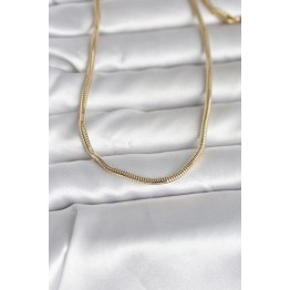 CM 14K Gold Renk Yılan Zincir Model 60 cm Kadın Kolye TJ-BKO10995