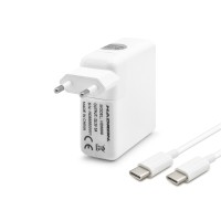 20.3V 3A 61W Laptop Adaptörü - Type-C - Asus Dell Uyumlu - Beyaz HD8898