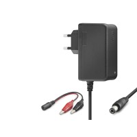 12V 1.2A 14.4W Krokodil Uç Akü Şarj Adaptörü - Siyah B5056