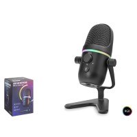 Profesyonel Çift Modlu Rgb Mikrofon 192 Khz / 24 Bit Type-C - Siyah ME5