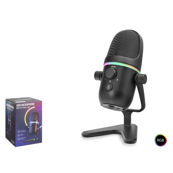 Profesyonel Çift Modlu Rgb Mikrofon 192 Khz / 24 Bit Type-C - Siyah ME5